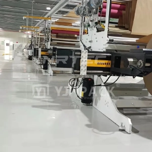 Honeycomb paper mailer production machine